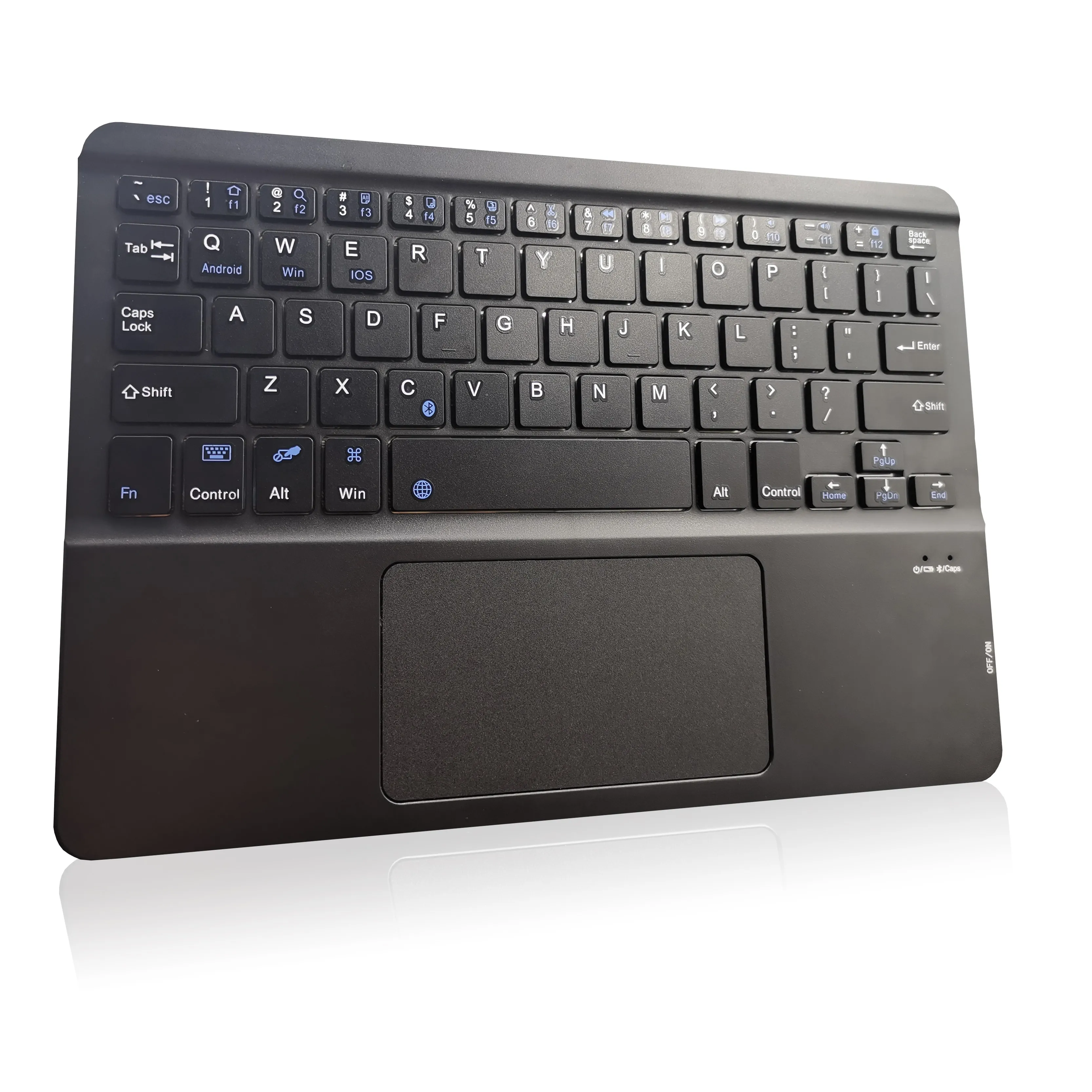 60% мини перезаряжаемая клавиатура планшета с тачпадом для windows android ios планшет ipad Телефон