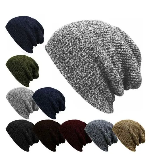 Oem Wholesale Winter Cashmere Cotton Rasta Thickened Merino Warm Unisex Paisley Pattern Head Wrap Knitted Beanies Hat