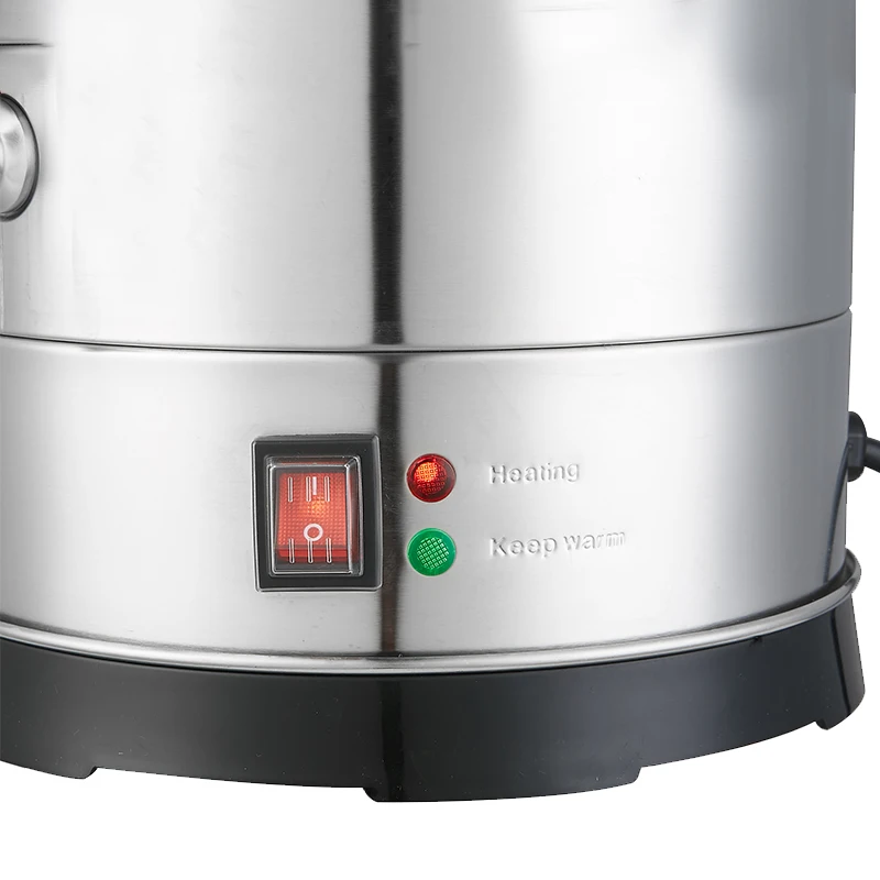 Deluxe 50 Cups stainless steel hot drink beverage dispenser milk tea 10L large coffee urn