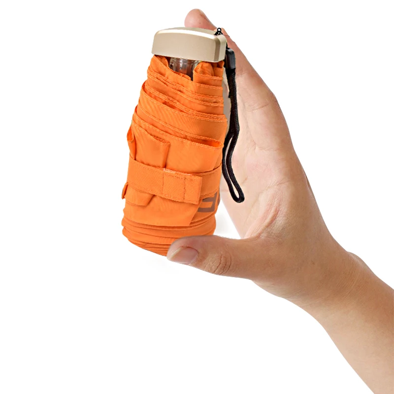 Легкий вес в 5 раз Минин зонтик изготовленным на заказ логосом печати дамы для подарка