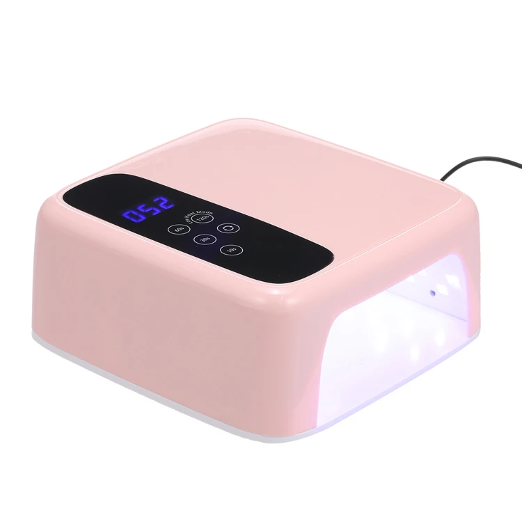 Many salon buy 2019 provide logo 72W smart nail lamp LED UV gel dryer with LCD display