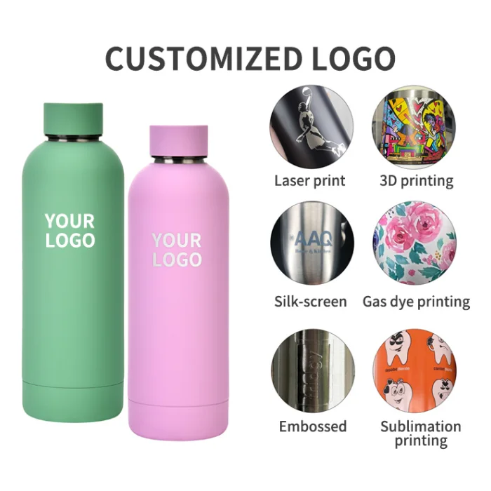 Factory Wholesale Personalised Thermos Double Wall Insulated Stainless Steel Water Bottle For Beverage
