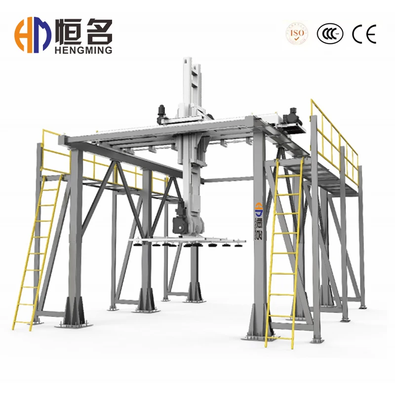 High-Speed Glass Loading and Unloading Machine with Vacuum System & Safety Features