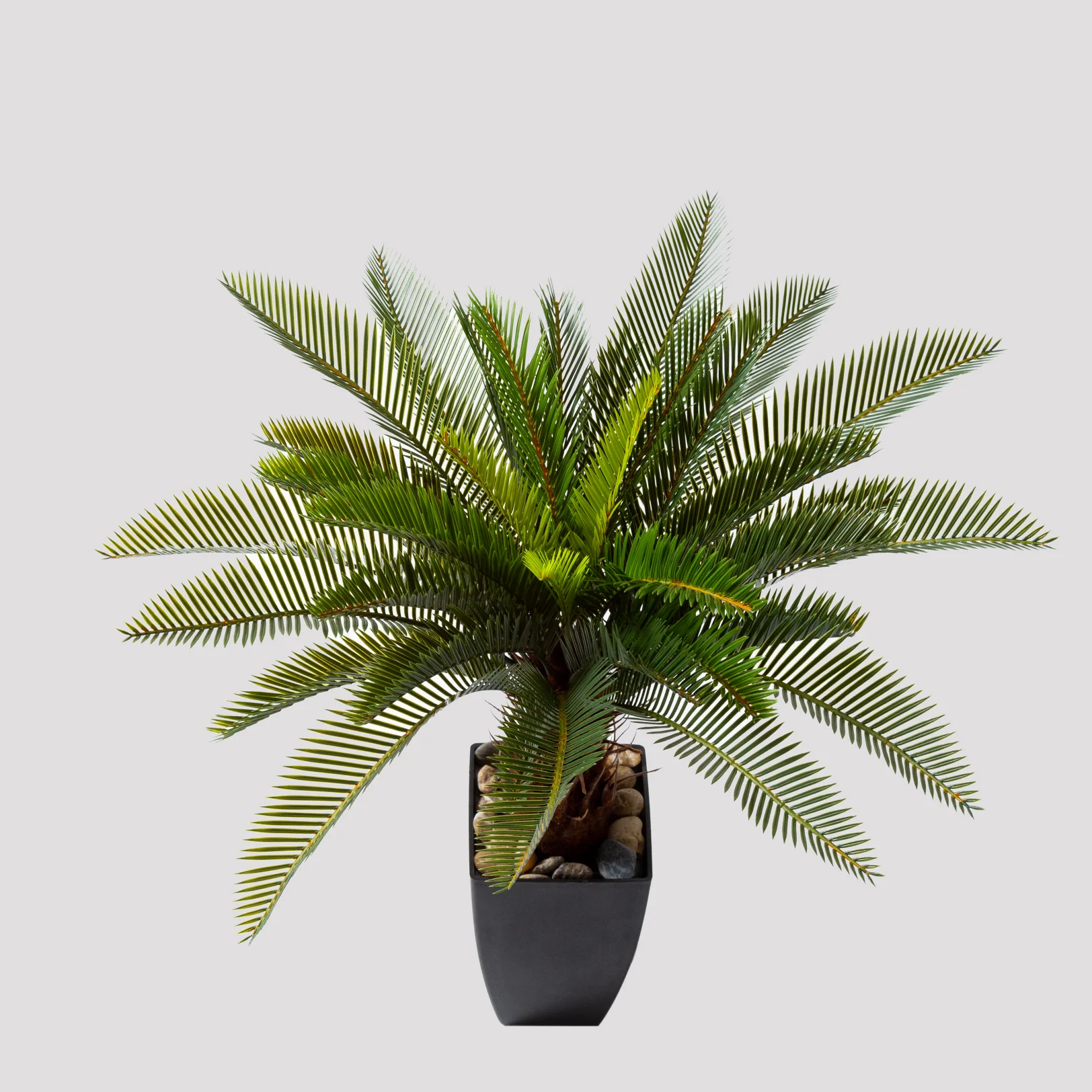 Outdoor Lifelike Artificial Pot Plants Cycas Revoluta Artificial Bonsai Tree Indoor Decorative