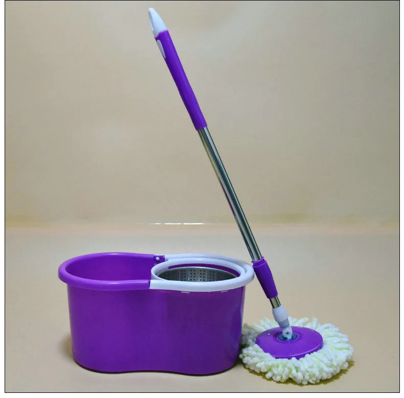 wholesale cleaning floor mop hand free rotary 360 spin magic with bucket in pedal microfiber mop