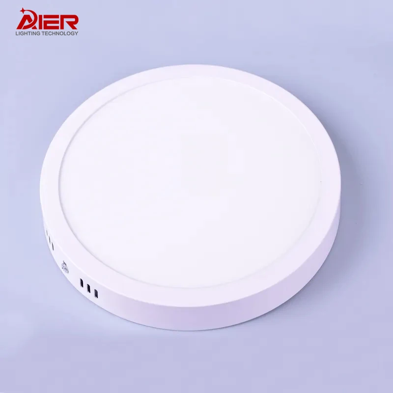 Indoor Lighting Home Office  6w 12w 18w 24w Ceiling Lamp Surface Mounted Round Led Panel Lights