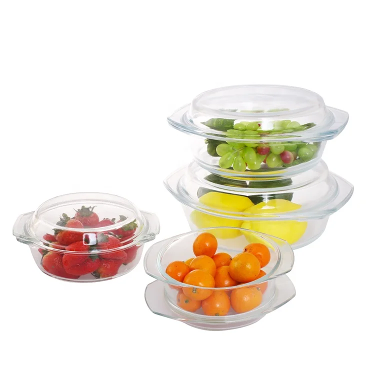 Hot selling transparent glass cooking pot with lid
