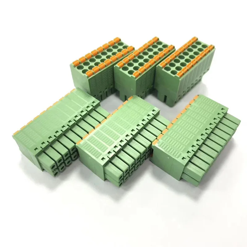 3.81mm Female Type  Pluggable Terminal Blocks Connectors for Cable PA66 Housing JiLN jinling
