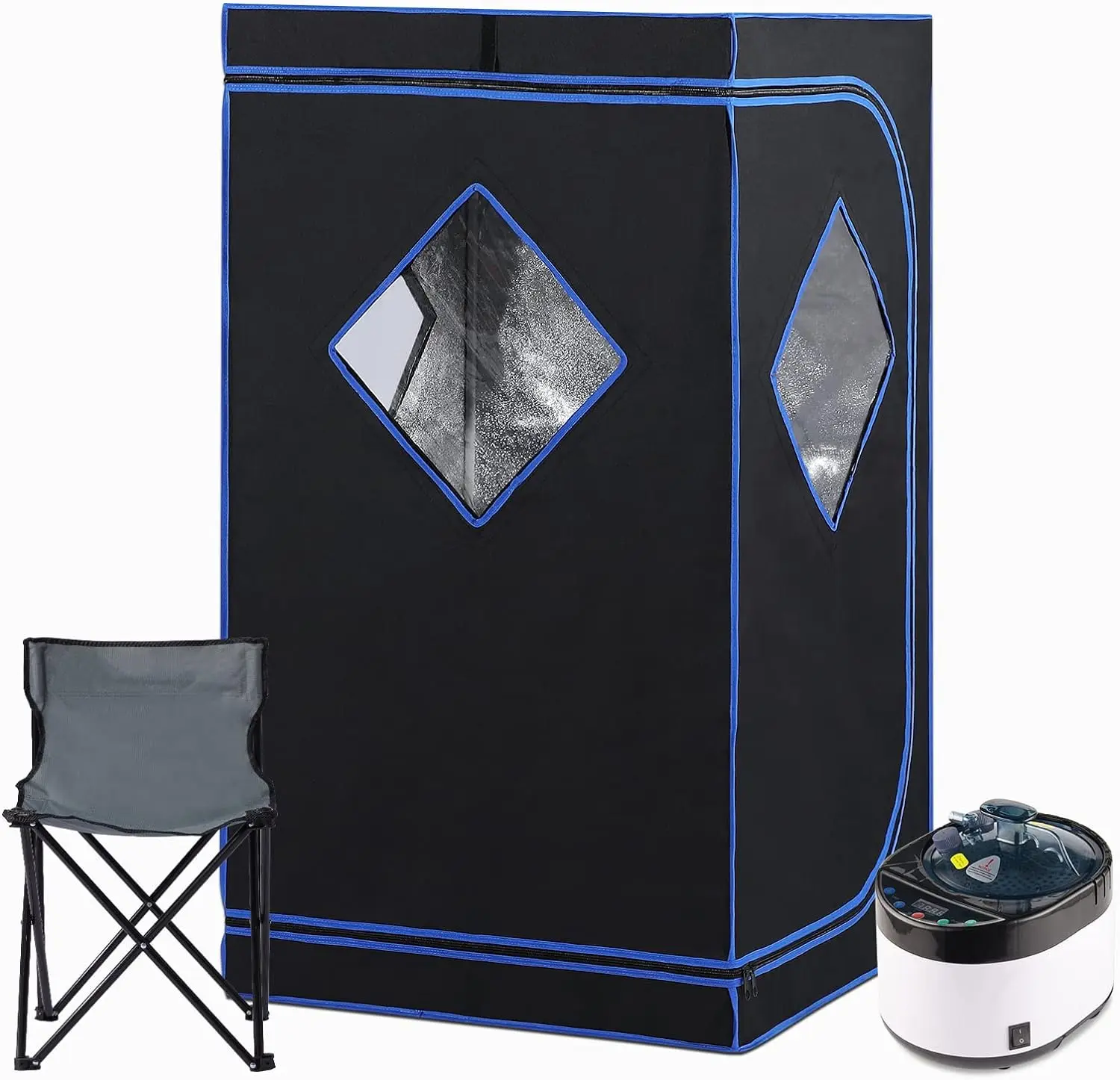 Portable Steam Sauna Spa Personal Indoor Sauna Tent Remote Control One Person Sauna for Relaxation at Home