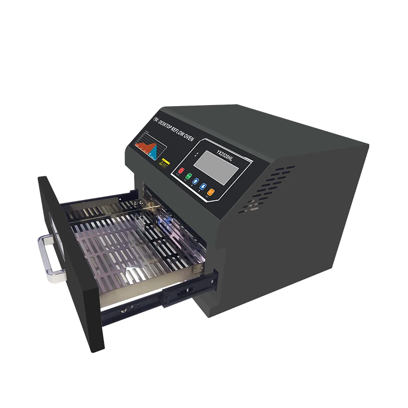 YX2520HL настольная Smd BGA оплавляющая печь паяльная машина 250x200 мм SMT автоматические печи с обратным потоком 1600 Вт для подогрева печатной платы