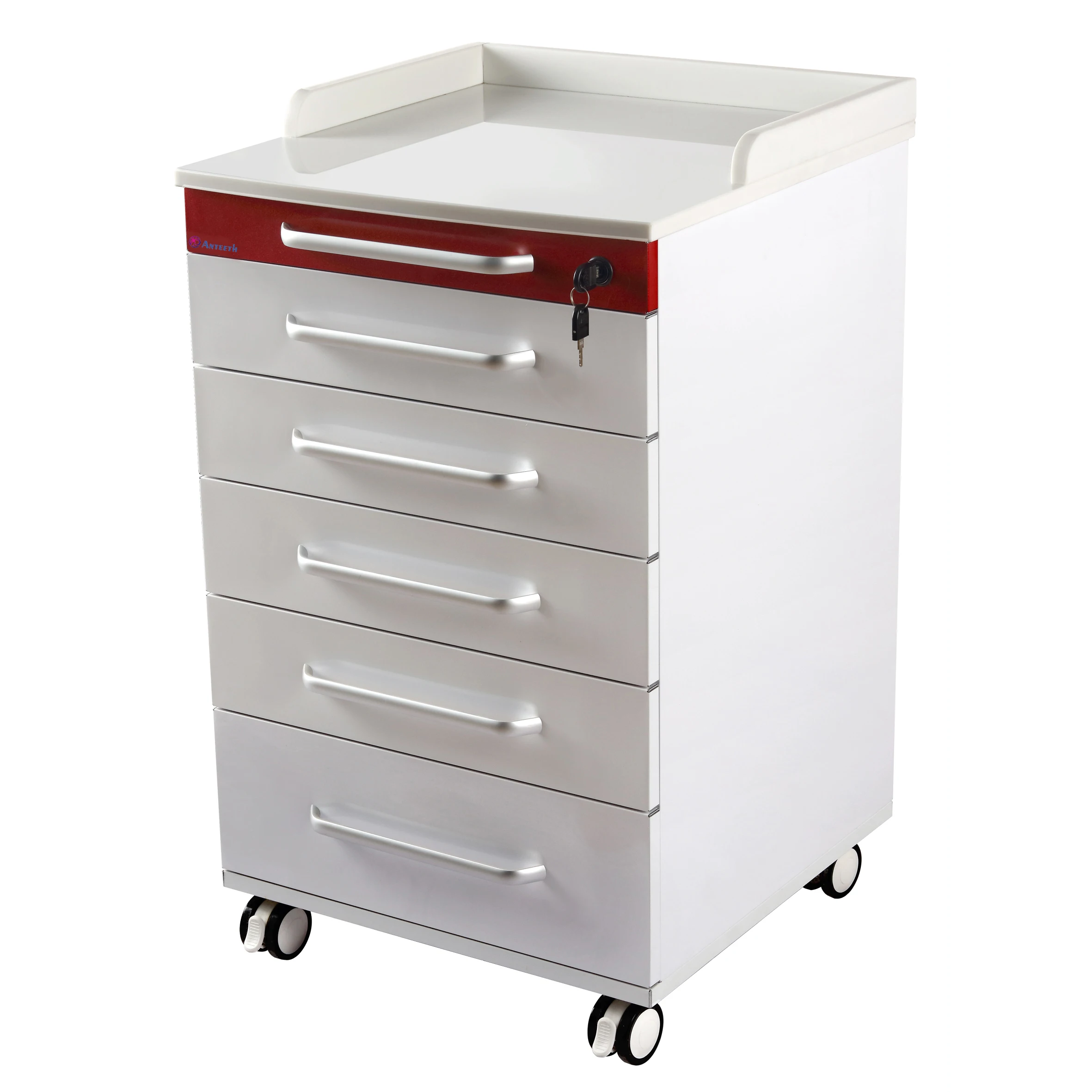 Yimmi Metal Body Medical Storage Cabinet With Drawers Wheels With Brake Laboratory Dental Office Cabinet Modern Dental Cabinets
