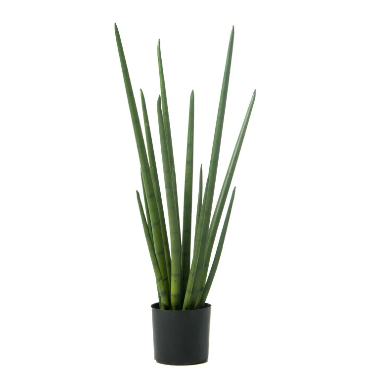 Factory Sale Outdoor Natural Plant Artificial Snake Grass Bonsai for Home