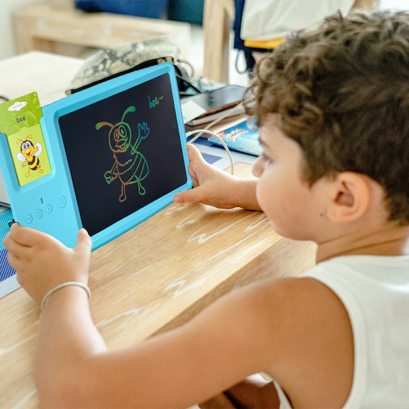 По индивидуальному заказу дети, говорящие на интеллигентая (ый) обучающая машина для детей двуязычное флеш-карта обучающих игрушек для детей планшет с ЖК-доска для записей