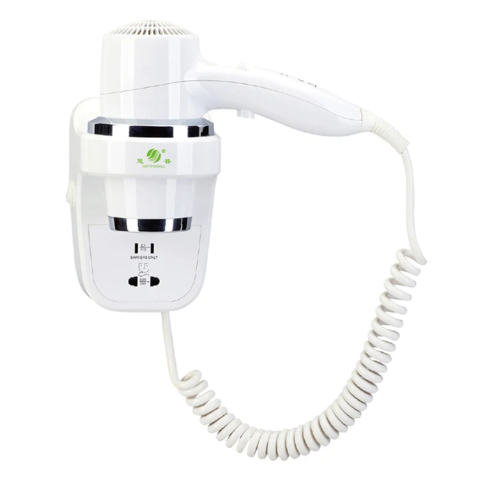 Factory Wholesale 2000w High Power Fast Drying Bathroom Hair Blower Dryer Dc Motor Wall Mounted Hair Dryer For Hotel