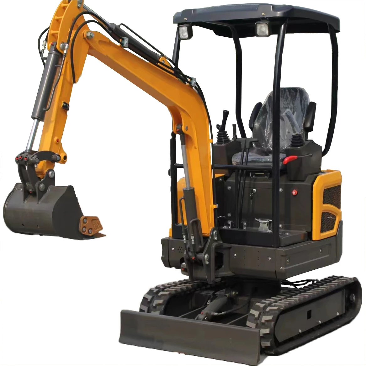 2 Ton Digger Micro Hydraulic Mini Excavators Machine Cheap 1.8 3 Ton Mini 2 Ton Crawler Excavator with Swing Boom for Sale