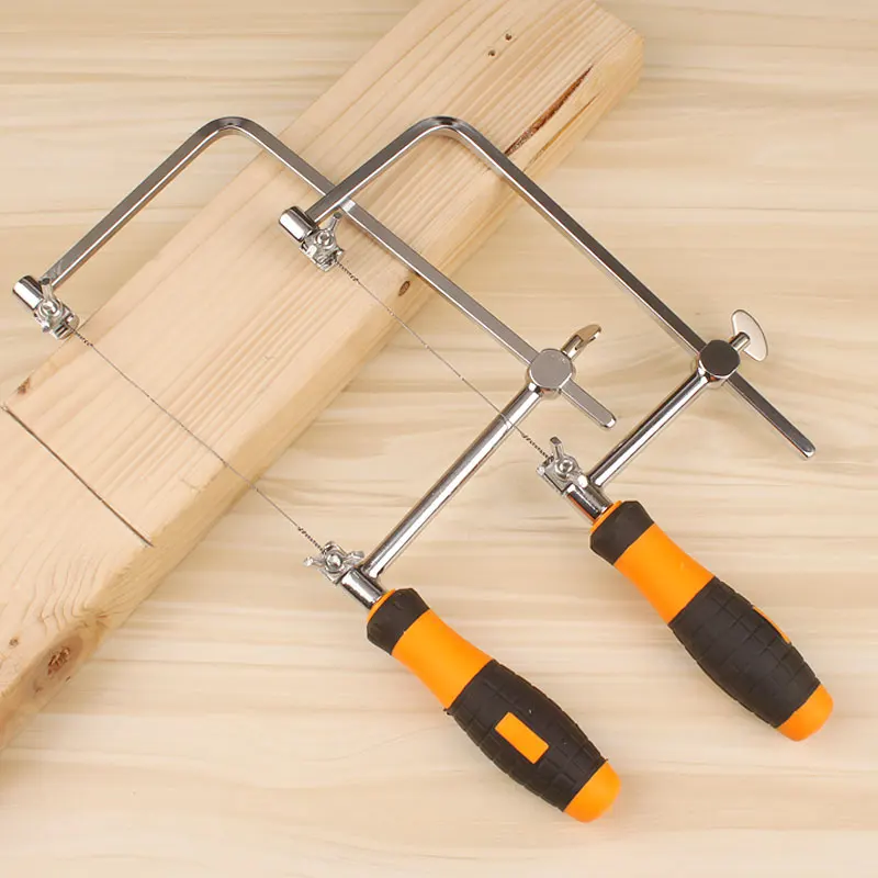 Пила ручная со стальным лезвием, рама для деревообработки «сделай сам», магический пильный инструмент с 40 сменными лезвиями для лада