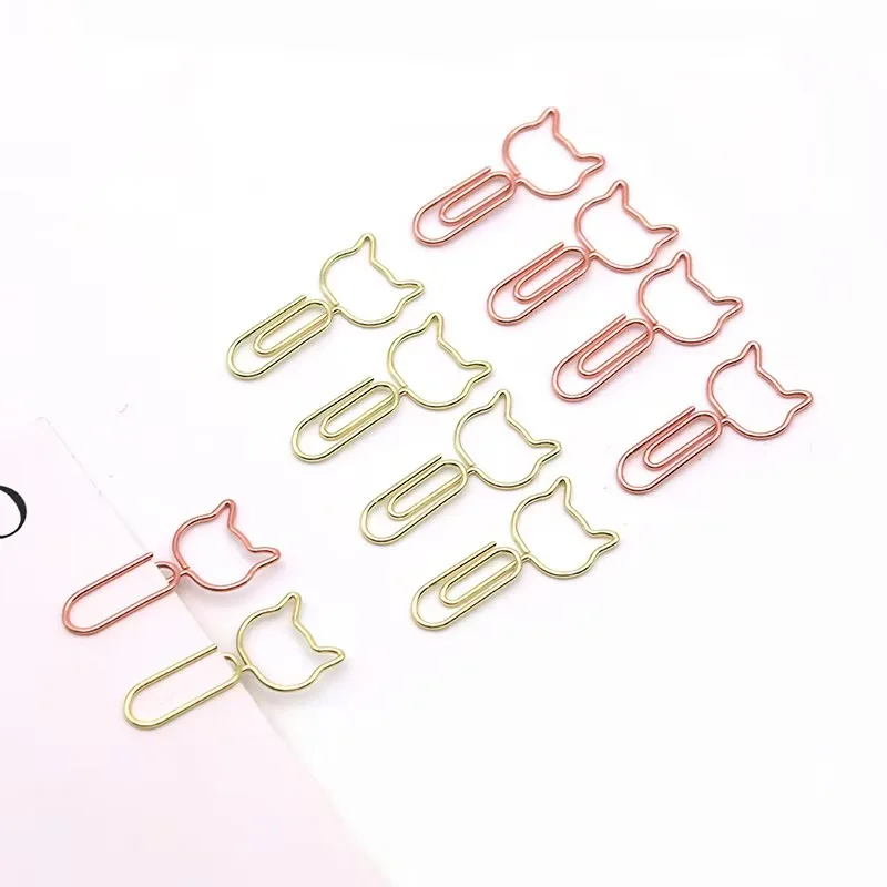 Popular Special-shaped Butterfly Paper Clip Metal Paper Clip Wholesale Bookmark Creative Gold Paper Clips