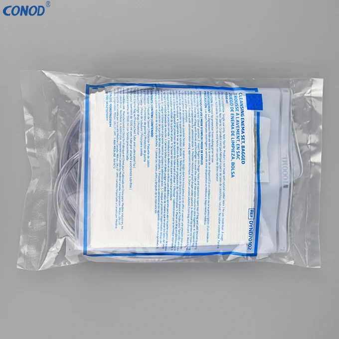 Conod Brand1500ml медицинский одноразовый комплект для клизмы/ПВХ сумка клизмы набор
