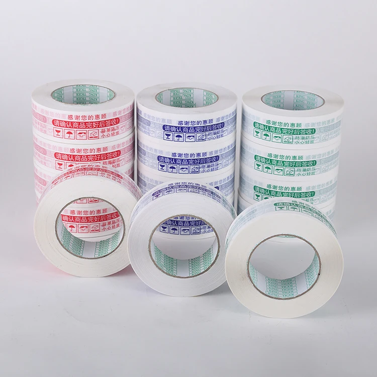 
 Изготовленный На Заказ различный размер 40 м ~ 800 м БОПП клейкая лента печать логотипа упаковочная лента полуфабриката бумаги от производителя  