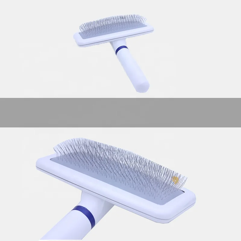 Ly 2022 Pet Grooming Brush Hair Removal Comb Supplies Products Shop Online Pet Comb Slicker Brush Self Cleaning Pet Brush