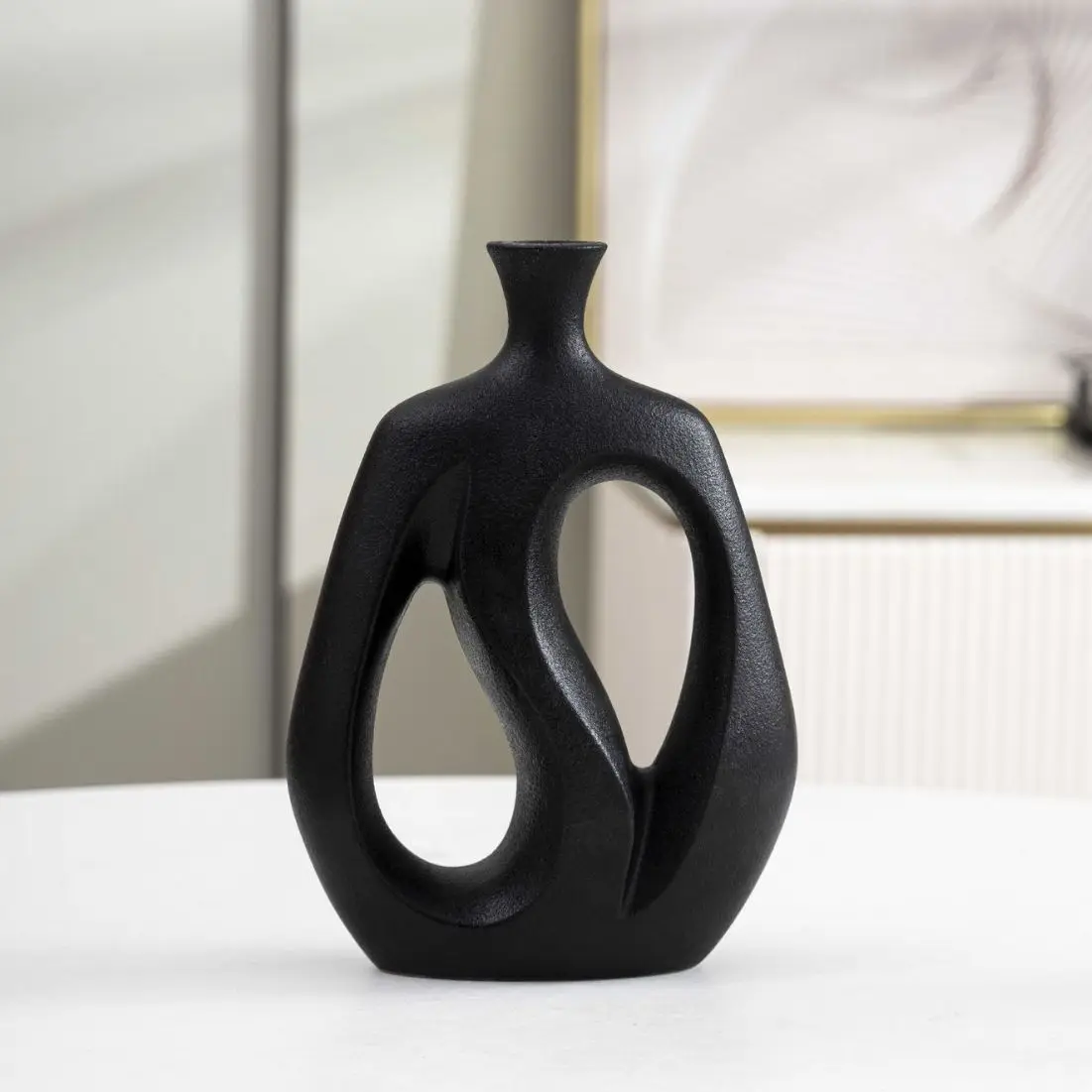 Home Decorative Living Room Table Top Flower Vases for Indoor & Outdoor Decor Unique Decorative Flower Pots Planters