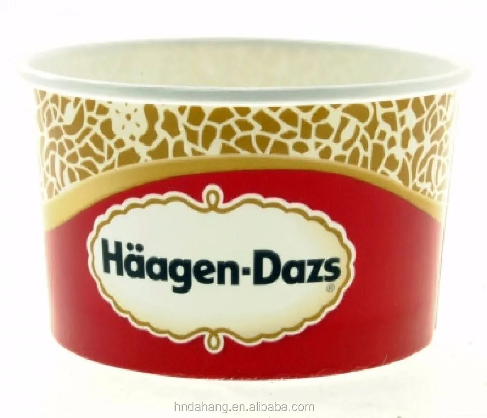 OEM factory supply cups disposable cold drink ice cream paper cup ice cream packaging