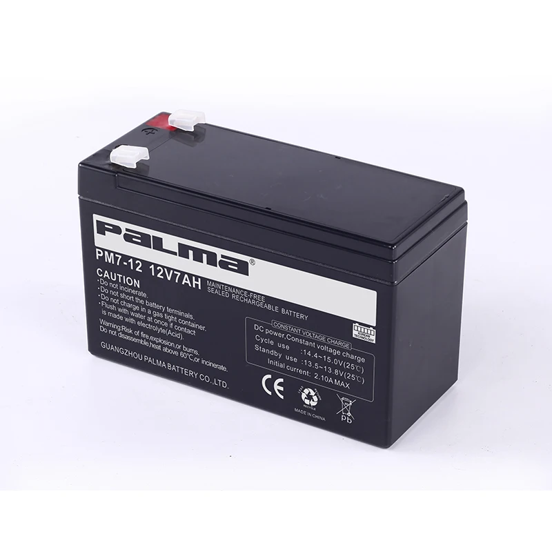 Palma backup power UPS12V7AH Electric rolling shutter VRLA battery