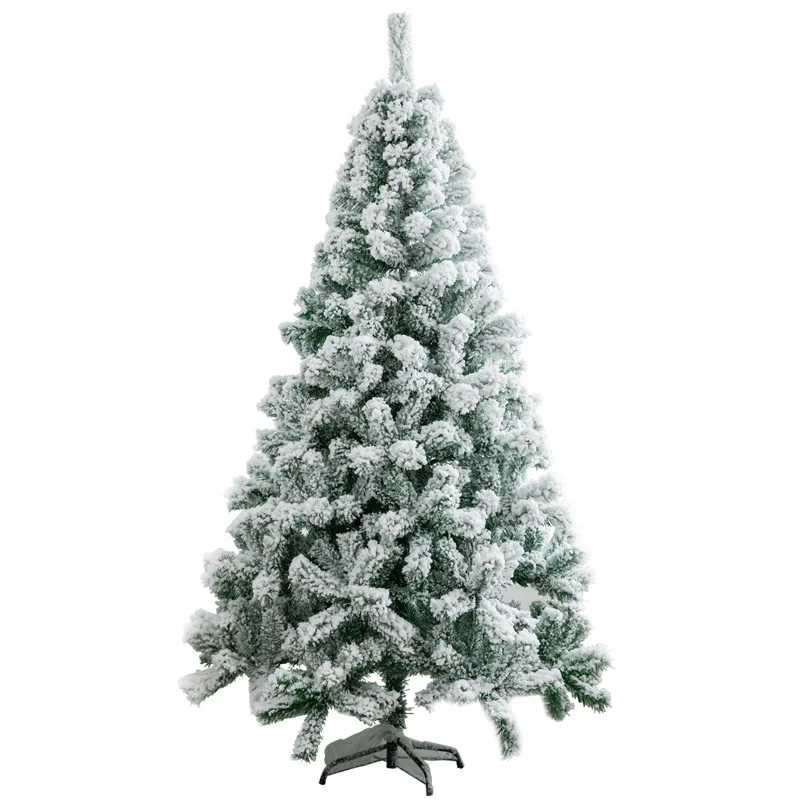 2021 120cm-400cm PVC PE Christmas Tree Artificial Christmas Tree Decoration with Warm White LED Lights for Christmas Decoration