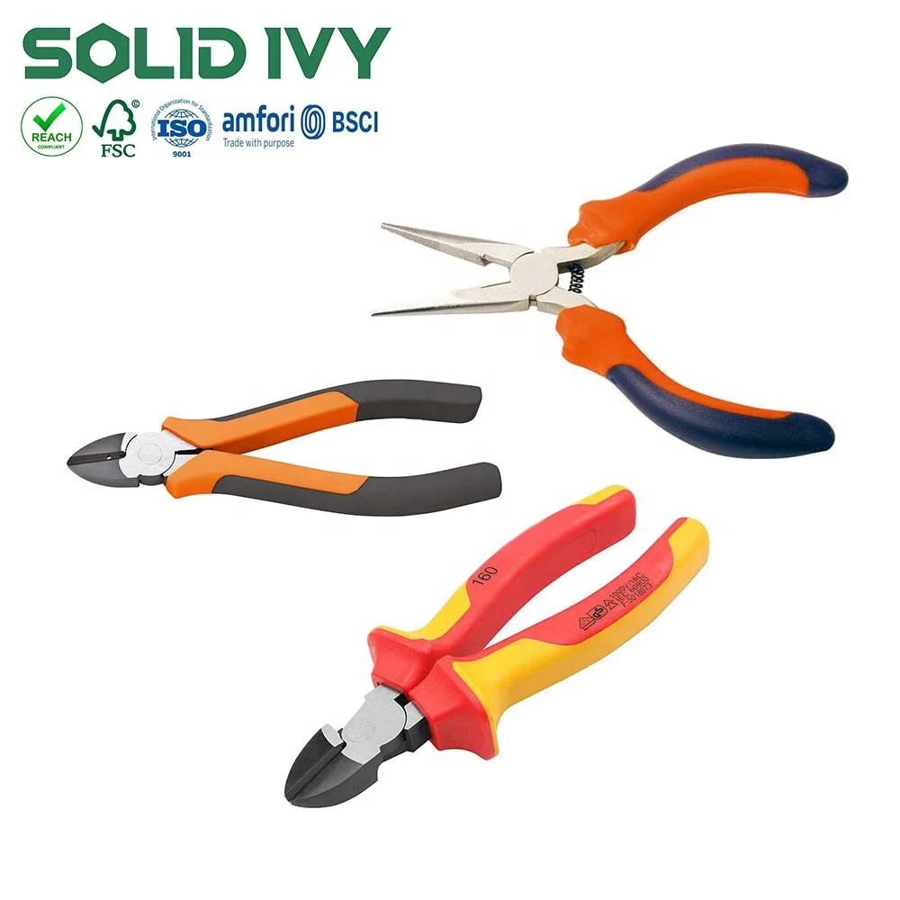 Professional Grade General Household Kit suppliers hand tools cutting combination crimping pliers