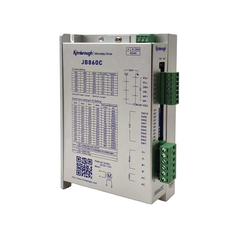 2phase Stepper Motor Driver AC18-80V/DC24-110V 2.0-6.0A 2-256Microstep for CNC Router Mill CNC Stepper Controller OEM