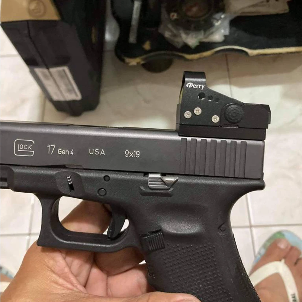  Оптический прицел Derry Optics 1X17X24 6MOA с красной