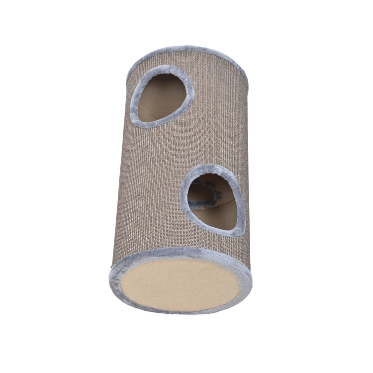 Free sample Cat scratching barrel cat play condo house toy scratcher