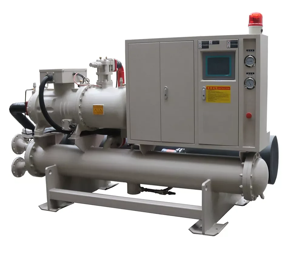 High Productivity 3PH-380V-50HZ Industrial Dry Type Screw Water Cooler Chillers Water Cooling Chiller