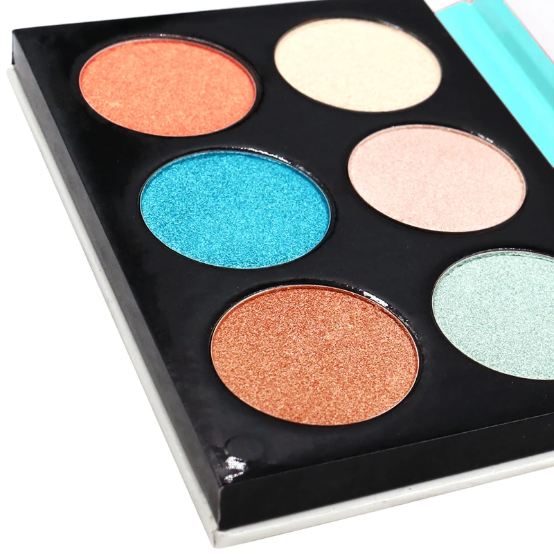 2021 High pigment 6 color eye shadow palette factory price for your selection with no brand with private label