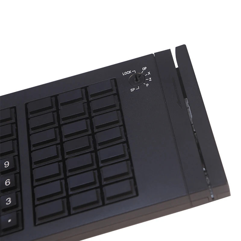 Hot Sale 66 Keys Keyboard Programmable Keyboard Usb Key Pos Programmable Keyboard with Magnetic Card Reader