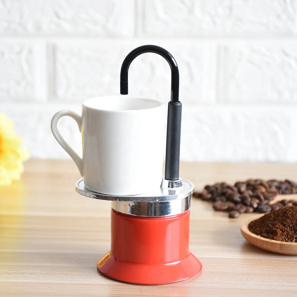 1 чашка алюминиевая кофеварка для эспрессо с керамической чашкой