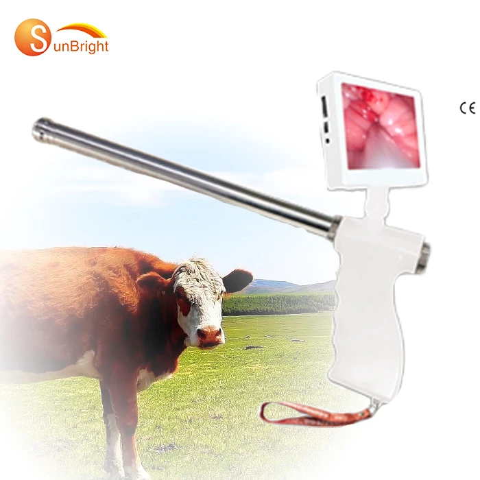 Professional AI Visual Insemination gun Endoscope artificial insemination gun for cow cattle veterinary insemination instrument