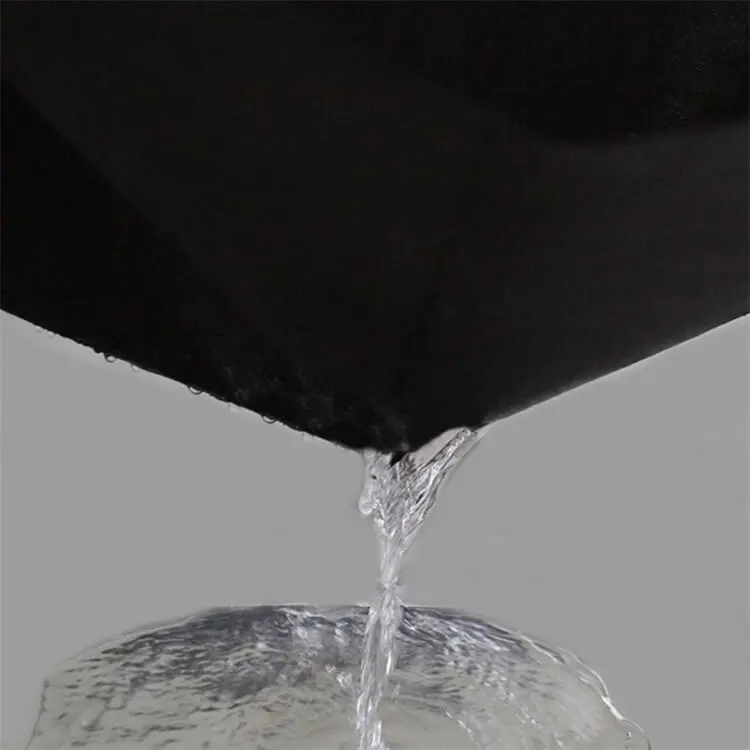 Black Color Weed Control Mulch Film Outdoor Plant Covers Non Woven Fabric For Agriculture Ground Cover Nonwoven Blanket