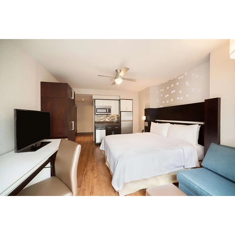 Современные спальные комплекты Homewood Suites от Хилтон мебель для гостиничного проекта изготовленные на