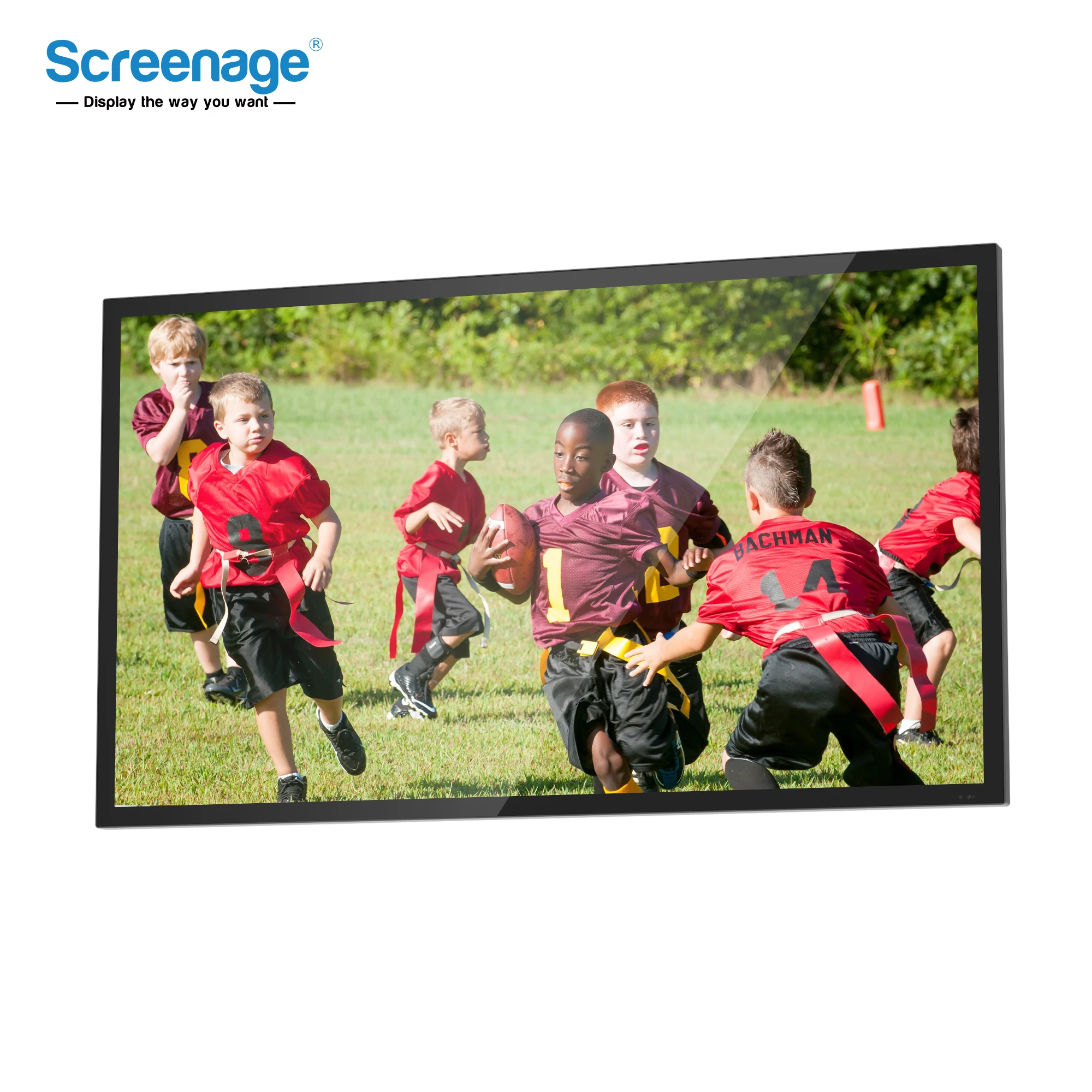 Outdoor TV for Sports Viewing adjustable brightness IP66 waterproof tv