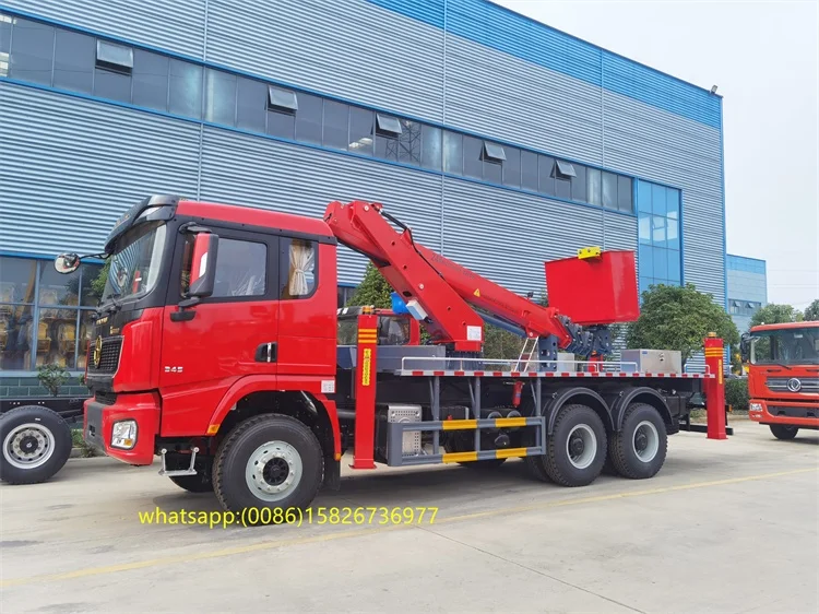 6X4 X3000 Shacman 22m 28m Aerial Work Truck 45m Shacman Aerial Work Platform Truck Sale in Russia