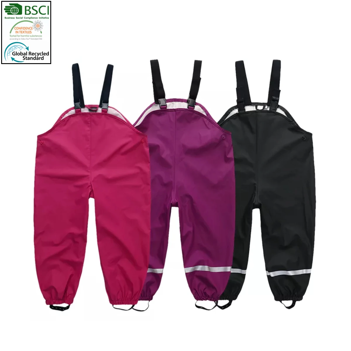 Оригинальные Детские Водонепроницаемые дождевые брюки из ПУ кожи, комбинезоны для мальчиков, комбинезон для детей, дождевые брюки