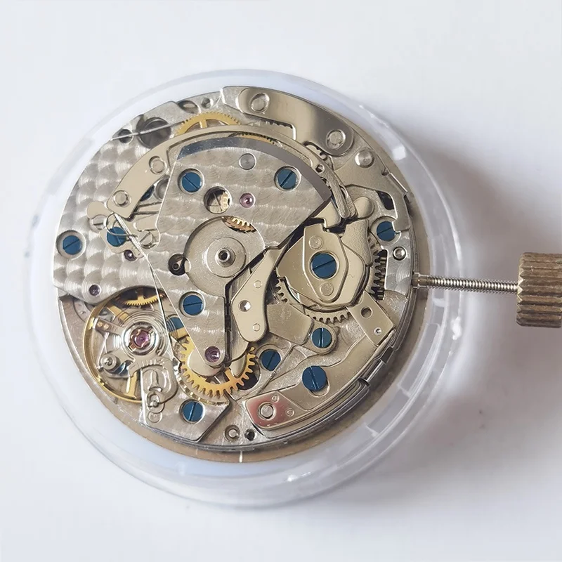 Simple Design Watch Accessories China Clone 7750 Movement Single Calendar Six Hand 6/ 9/ 12 Small Hand Three Character Calendar