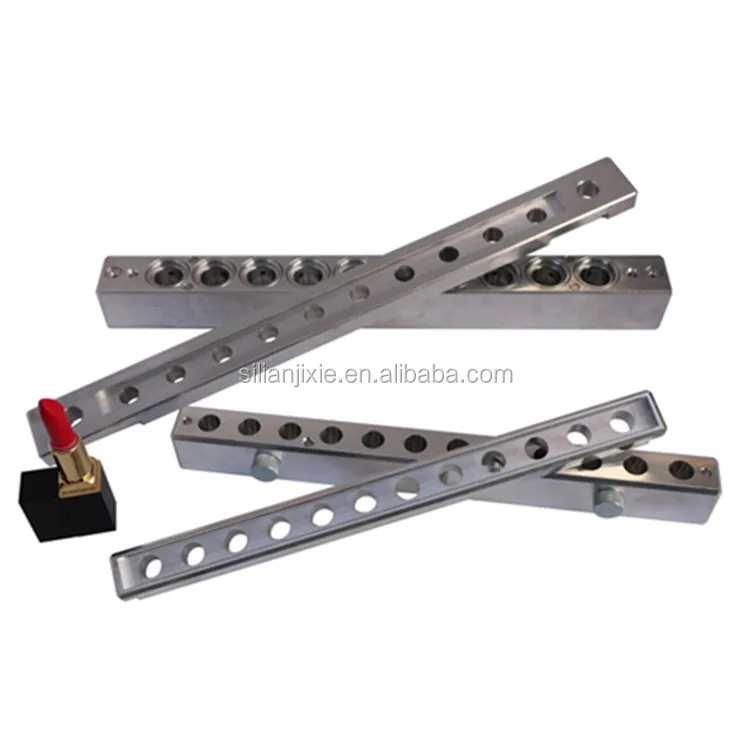 Custom pattern shape lipstick mold 10 hole /12 catives  silicone lipstick mold