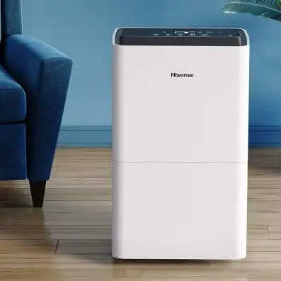 Hisense 50L/D 110v Mini Dehumidifier Efficient Home and Car Use with LED Display and Washable Air Filter Electric Power Source