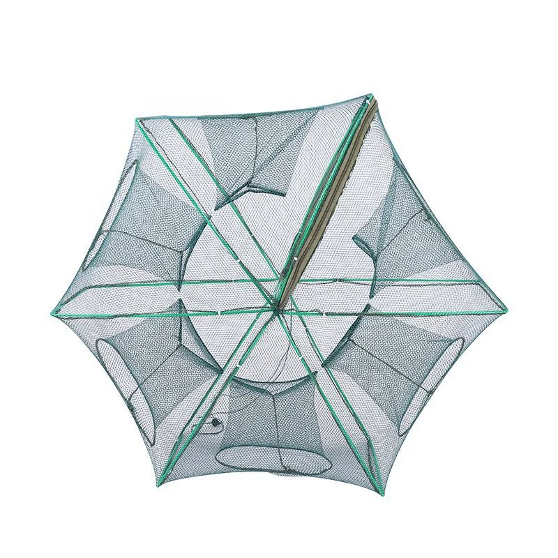  6 holes lantern shape automatic crayfish trap fishing net eel traps fish farming cage for crab