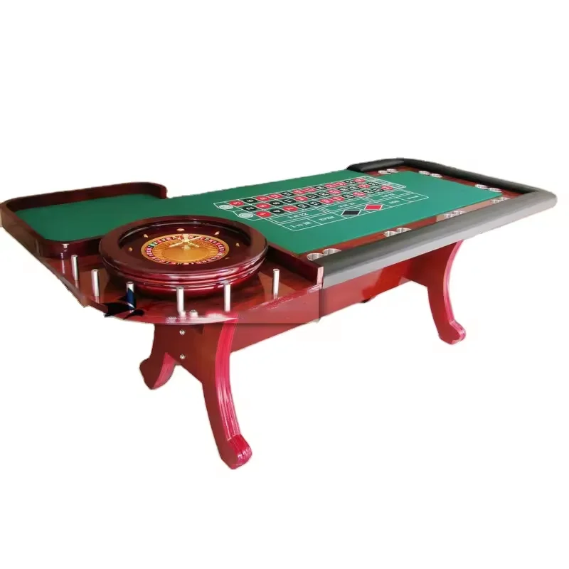Luxury Wood Professional American Russian Las Vegas Game Mini casino machine roulette table roulette and wheel set For sales
