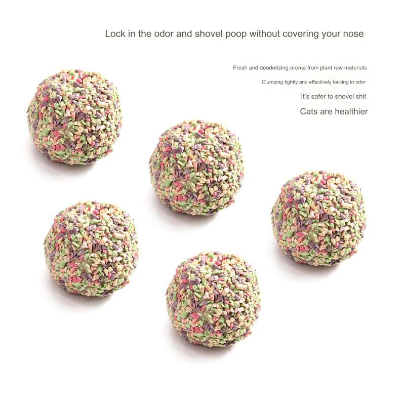 Coconut Shell Activated Carbon Mixed Cat Litter Easy Disposal Flushable Tofu Cat Sand Natural OEM ODM Cat Litter Bulk