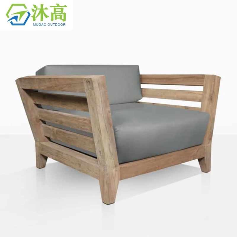 High quality garden furniture outdoor beach patio teak wood sessions external garden lounge sofas set outdoor for projects