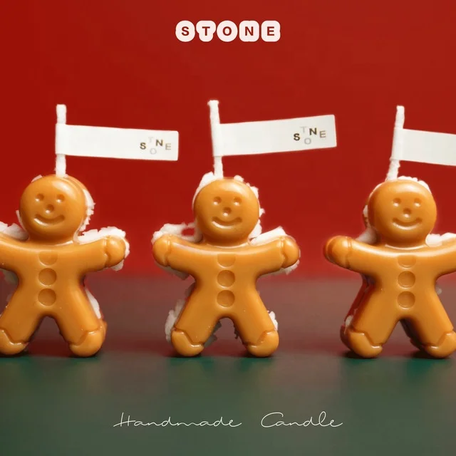 Sweet Dessert-Themed Teddy Cheese Aromatherapy Soy Wax Candle